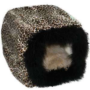  Luxury Leopard Pet Den  Size TEACUP