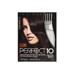 Clairol Perfect 10 Nice n Easy Hair Color Darkest Brown (Quantity of 