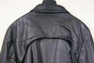 AW06 Dior Homme A2 Black Leather Bomber Jacket Blouson Hedi Slimane 