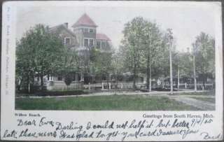 1905 Postcard   Willow Beach   South Haven, Michigan MI  
