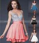 Women Fashion Sweet Party Formal Evening Banquet Bling Dress One Piece 