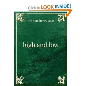  High and Low or, Lifes Chances and Changes Henry John 
