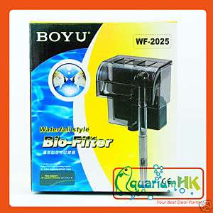 BOYU Waterfall Style Aquarium Bio Filter 300L/H WF 2025  