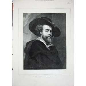  1877 Sir Peter Paul Rubens Great Flemish Painter Man