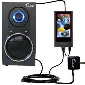   Speaker with Dual charger also charges the Samsung YP P3: MP3 Players