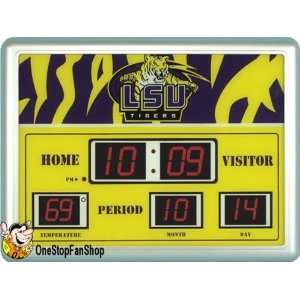   : Louisiana State Tigers LSU New Scoreboard Clock: Sports & Outdoors