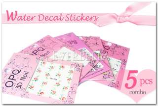 sheets 3D Nail Art Design Water Stickers Decal 117 A  