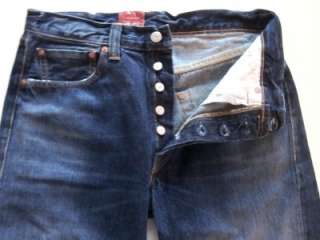 LEVIS LVC 501XX BIG E 1944 broken down selvedge vintage jeans 33 X 34 