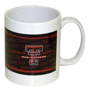  Texas Tech Red Raiders Logo Wrap Mug: Kitchen & Dining