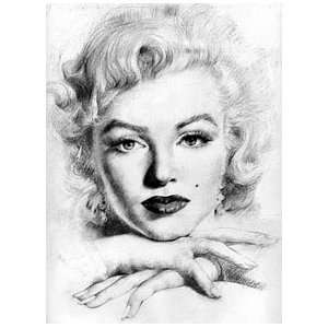  Marilyn Monroe (Head on Hands) Movie Poster Print   11 X 