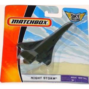   NIGHT STORM MBX METAL 14 OF 36 (dark green) 4 die cast army bomber