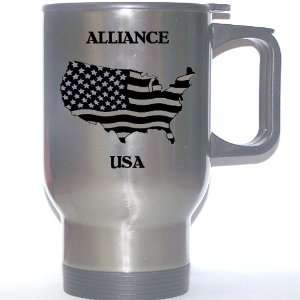   : US Flag   Alliance, Ohio (OH) Stainless Steel Mug: Everything Else