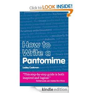 How to Write a Pantomime (Secrets to Success   Writing) Lesley 
