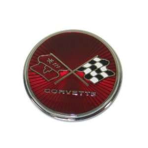  1975 76 Corvette Gas Door Emblem Automotive