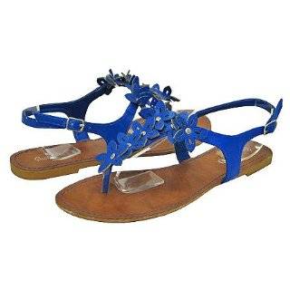  Qupid Agency 52X Cobalt Blue Women Sandal Shoes