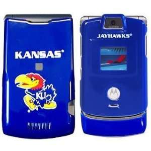 Kansas Jayhawks Razor V3 Cell Phone Cover/Case   NCAA College 