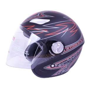   Glass Shell Matte Pilot Motorcycle Cruiser Helmet DOT (XL) Automotive