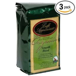 Caffe Appassionato Organic Shade Grown Tempest Blend, 12 Ounce Bags 
