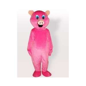  Pink Pig Adult Mascot Costume 