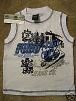 NEW NWT FUBU JEANS CO Logo 3T Muscle Tank Shirt  