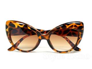 50s Retro Vintage Cat Eye Fierce Style Womens Fashion Sunglasses 