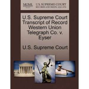  U.S. Supreme Court Transcript of Record Western Union 