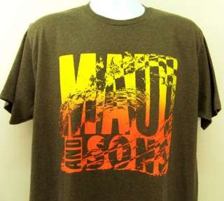 Mens Maui And Sons T Shirt Sunset Surfing Wave Logo S  