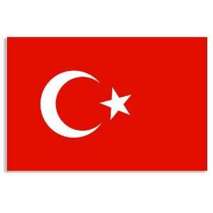  Turkey (Turkish) Flag Sticker: Everything Else
