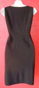 jones new york black stretch gab sheath dress nwt 4p