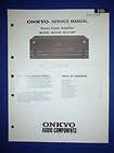ONKYO M 5160 POWER AMPLIFIER SERVICE MANUAL ORIGINAL VERSION GOOD 
