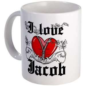  I love Jacob Twilight movie Mug by CafePress: Kitchen 