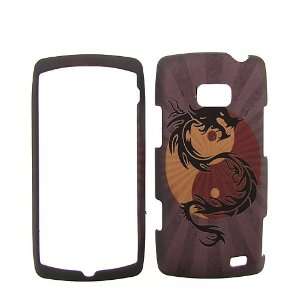 : VERIZON LG ALLY YIN / YANG HARD PROTECTOR SNAP ON COVER CASE: Cell 