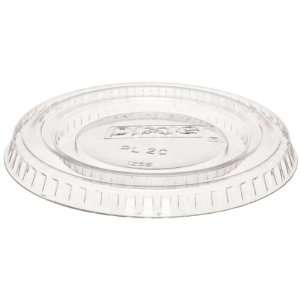 Dixie PL2C Clear Lid for 1.5oz and 2 oz Plastic Souffle Cup (24 