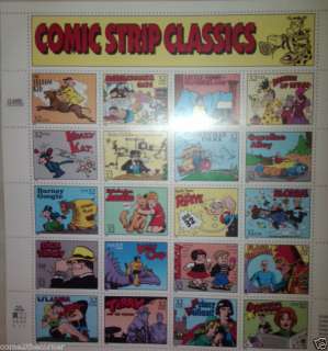 Comic Strip Classics 32 cent Stamps Sheet of 20  