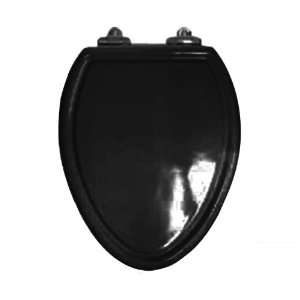   Champion 4 Slow Close Molded Wood Toilet Seat with Cover, Black: Home