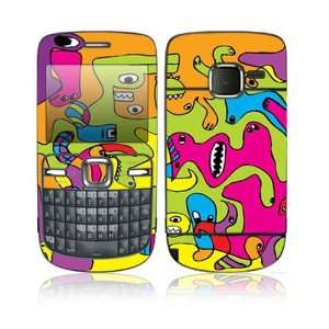 Nokia C3 00 Decal Skin Sticker   Color Monsters
