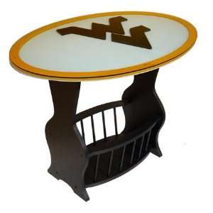  West Virginia Glass End Table: Sports & Outdoors