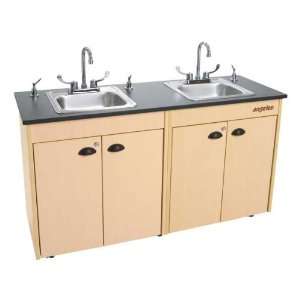   : Portable Preschool Hand Washing Station Two Sinks: Home Improvement
