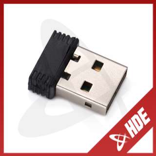 Mini USB Wireless Network N Adapter Micro Wifi Ethernet Lan Computer 