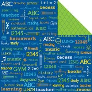  Back To School Double Sided Paper 12X12 School Days 