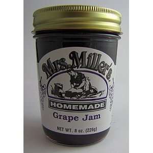 Mrs Millers Grape Jam 8oz x 2  Grocery & Gourmet Food