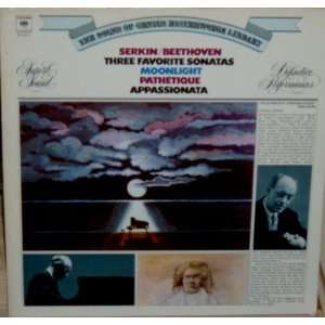   Beethoven Three Favorite Sonatas Moonlight, Appasionatta, Pathetique