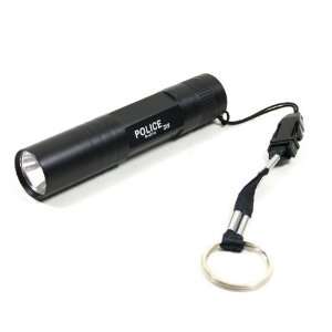  3W LED Police Outdoor Torch Flashlight Pocket Lamp Black 
