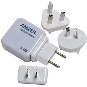  Amzer International Travel Wall Charger USB Power Adapter 