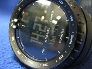 Suunto Core Military Mens Black Sport Watch Date Time Compass ETC 