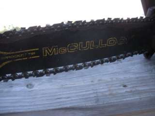 McCulloch Pro Mac 700 Chainsaw AS IS For Parts 16 Bar  