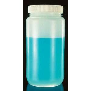 Nalgene HDPE Bottle with Fluorinated Surface, Capacity 1/2 gal 