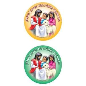  Jesus Loves the Little Children Shape Stickers 