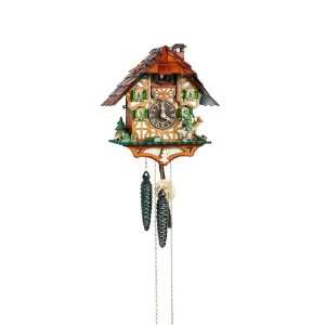  Schneider 10 Inch Black Forest Hunter Cuckoo Clock: Home 