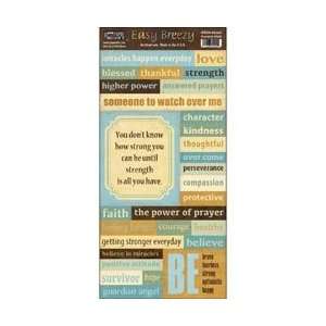  The Paper Loft Easy Breezy Accessory Sheets 5.5X12 
